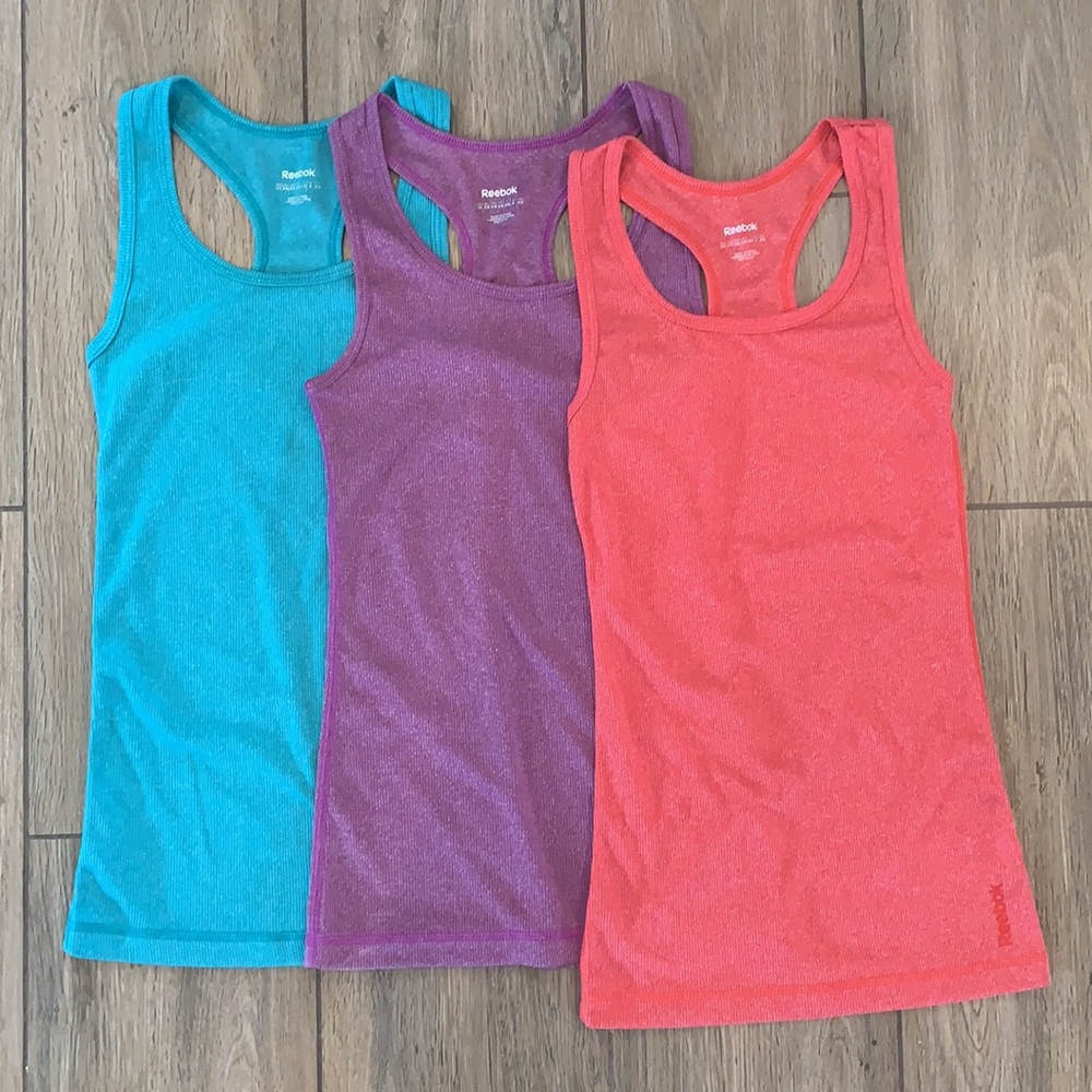 Reebok Racerback Tank Tops (Set of 3) NWOT